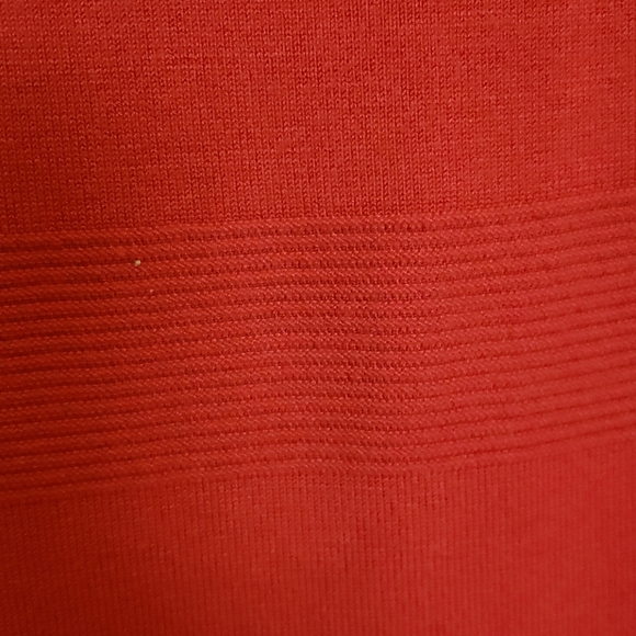 Red sweater dress - Picture 3 of 5